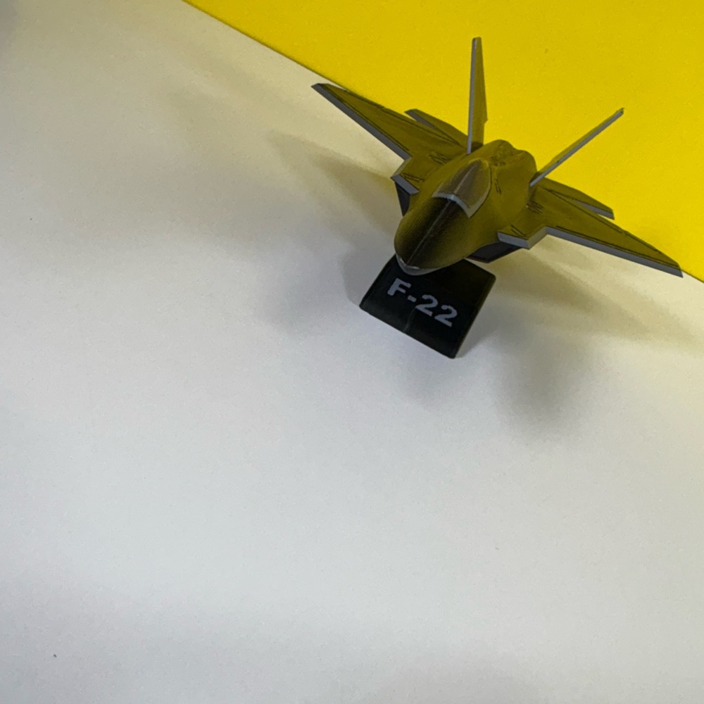 3D printed Lockheed Martin F-22 Raptor - Picture 5 of 5